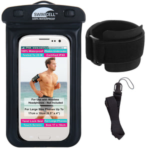 Funda impermeable para teléfono SwimCell con brazalete