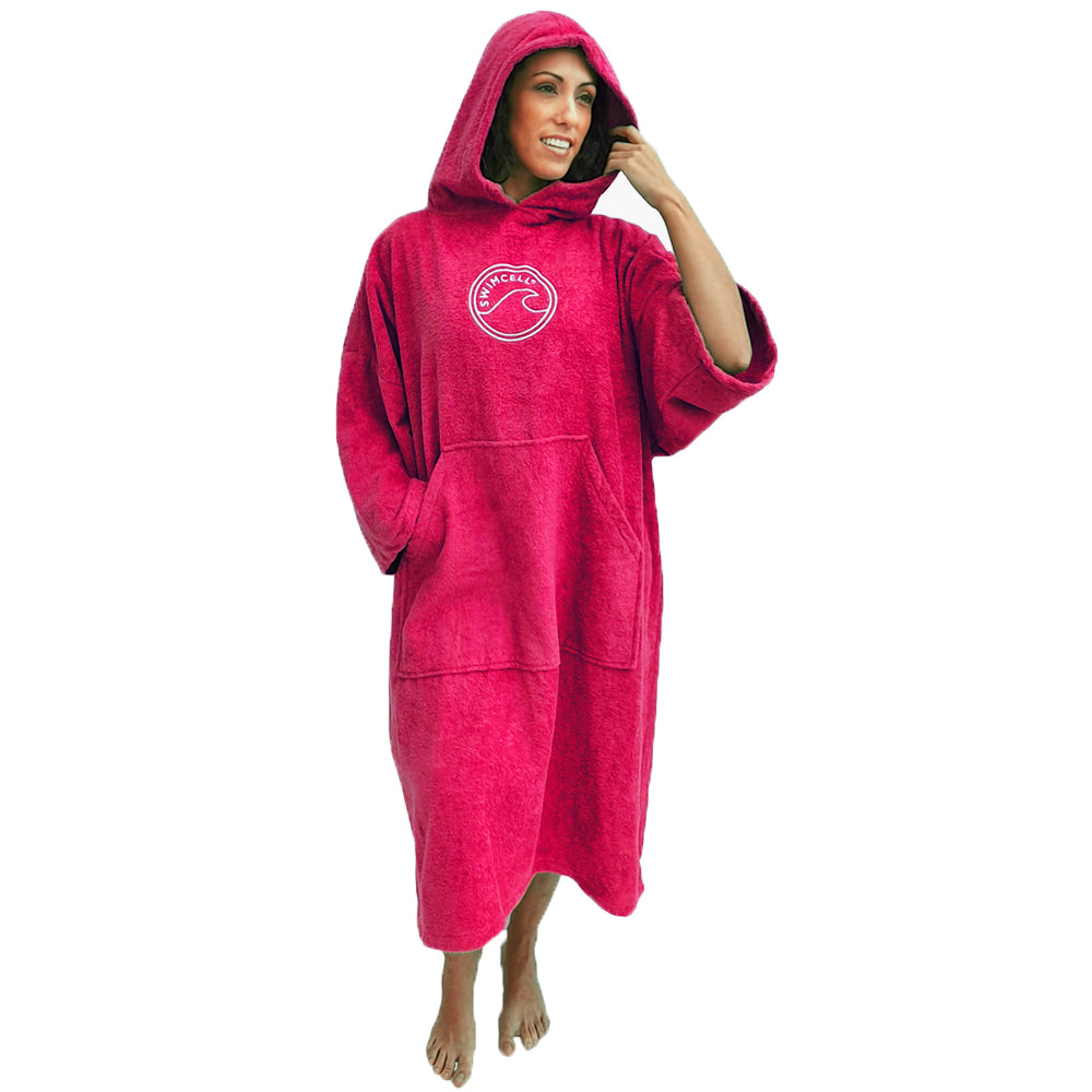 SwimCell Hot Pink Changing Robe Towel