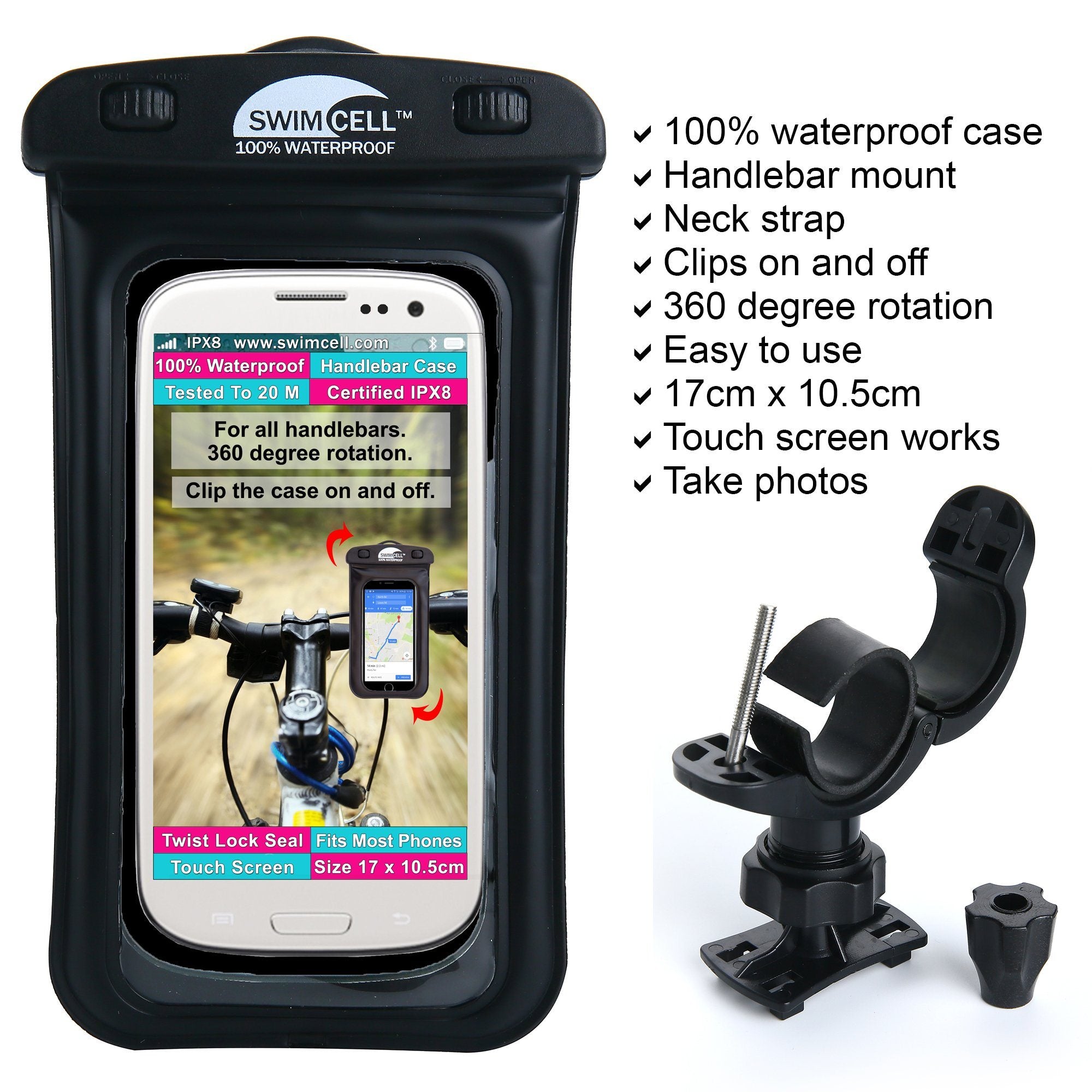 Waterproof Touch Screen Phone Holder