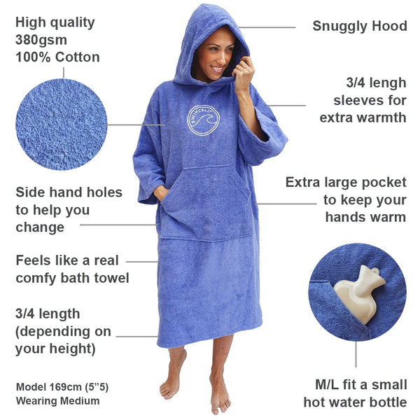 It is impossible to have too many hoodies. #Bathrobe by #Skin. Now